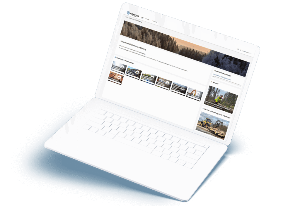 Biometria Dashboard LMS Totara